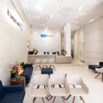 UCLA Health LaForma Think Lightweight Royal Plywood Ceiling Baffles Ceiling Beams Ceiling Beams near me Ceiling Baffles near me Ceiling laminate beams custom baffles custom ceiling baffles
