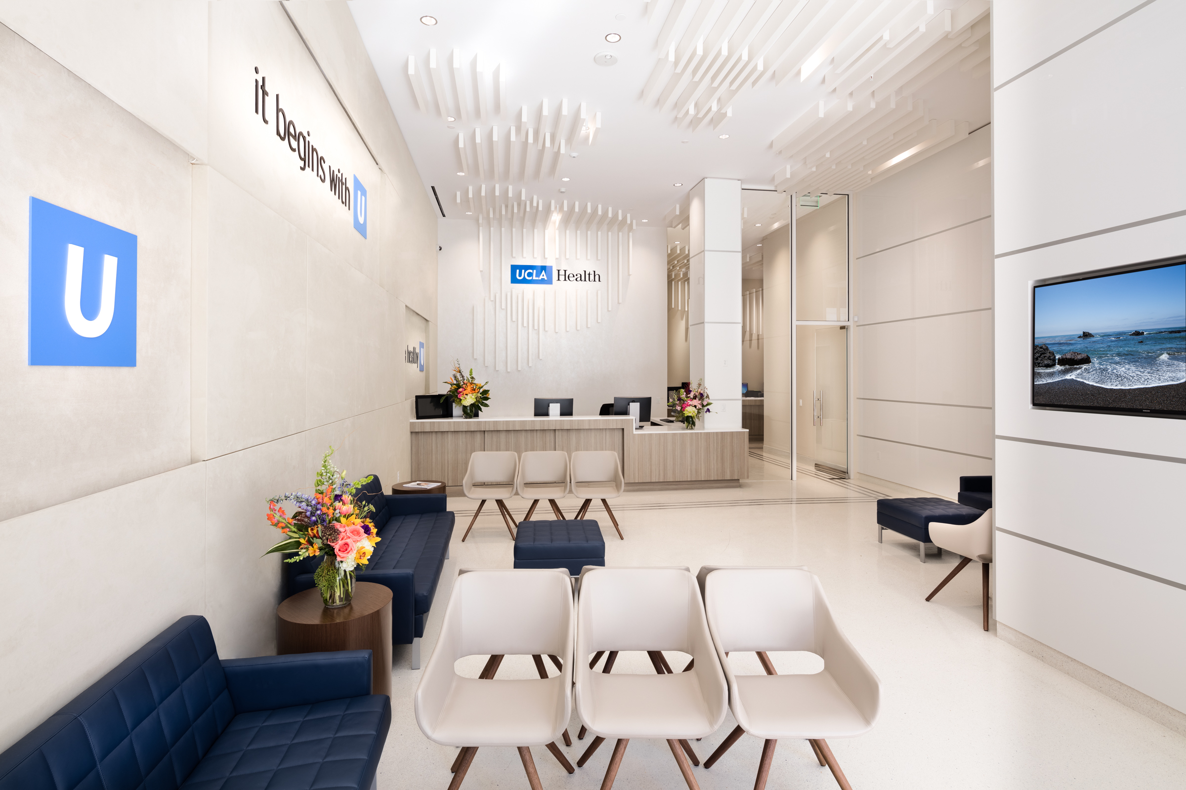 UCLA Health LaForma Think Lightweight Royal Plywood Ceiling Baffles Ceiling Beams Ceiling Beams near me Ceiling Baffles near me Ceiling laminate beams custom baffles custom ceiling baffles