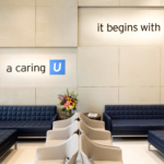 UCLA Health LaForma Think Lightweight Royal Plywood Ceiling Baffles Ceiling Beams Ceiling Beams near me Ceiling Baffles near me Ceiling laminate beams custom baffles custom ceiling baffles