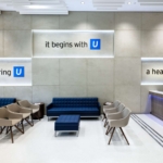 UCLA Health LaForma Think Lightweight Royal Plywood Ceiling Baffles Ceiling Beams Ceiling Beams near me Ceiling Baffles near me Ceiling laminate beams custom baffles custom ceiling baffles