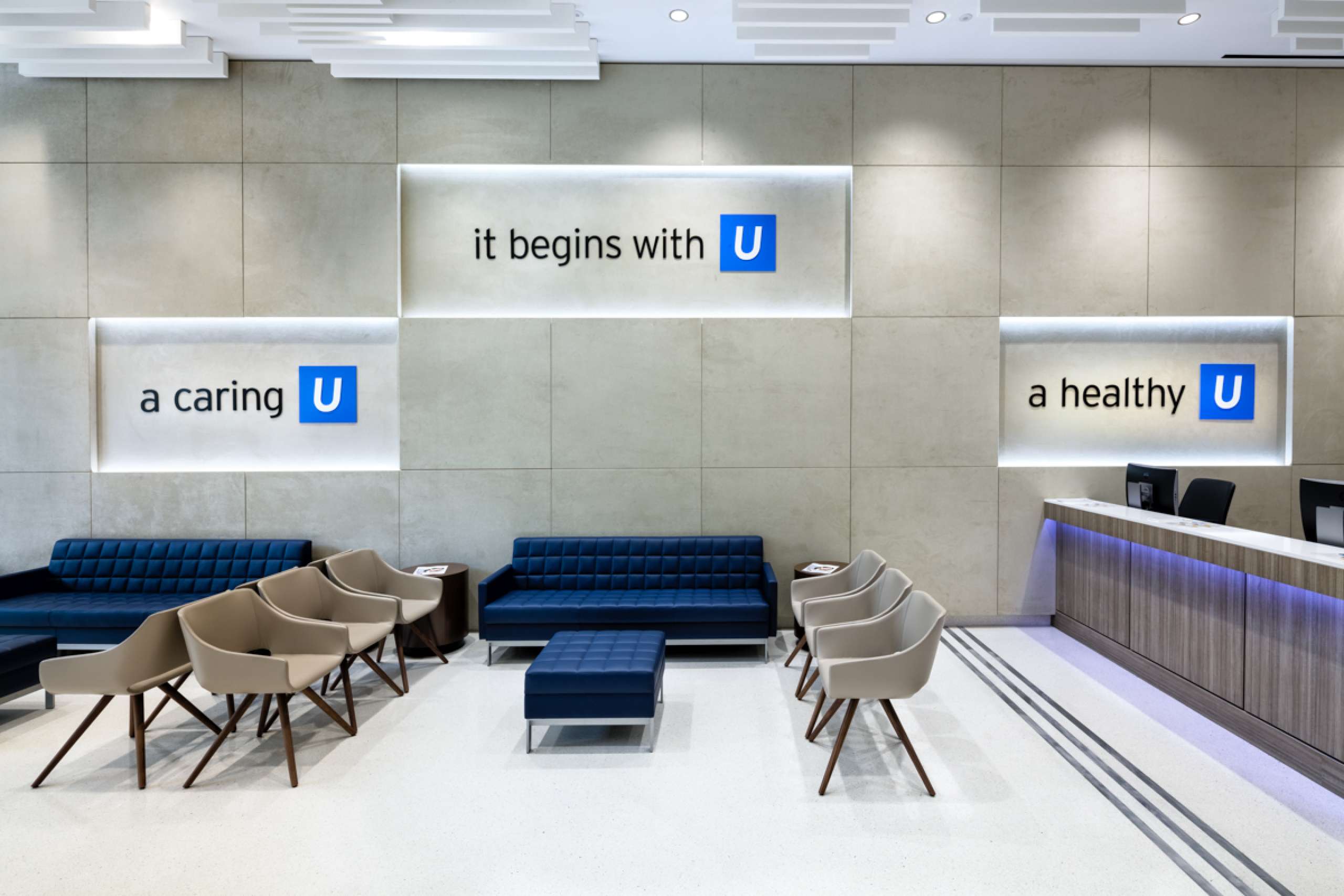UCLA Health LaForma Think Lightweight Royal Plywood Ceiling Baffles Ceiling Beams Ceiling Beams near me Ceiling Baffles near me Ceiling laminate beams custom baffles custom ceiling baffles