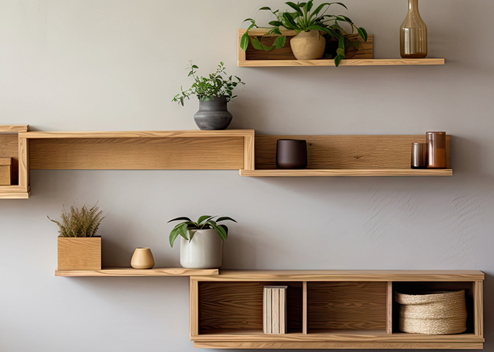 floating shelves floating wood shelves unique shelving and display fixtures unique shelving and display fixtures Heavy Duty Floating Shelves Made to Order to Fit Any Space 2