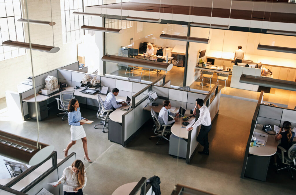 Think Lightweight Collaborative Workstations Custom Wood Panels Lightweight Custom Wood Panels Shared Tables Wall Partitions Workspace Dividers 1